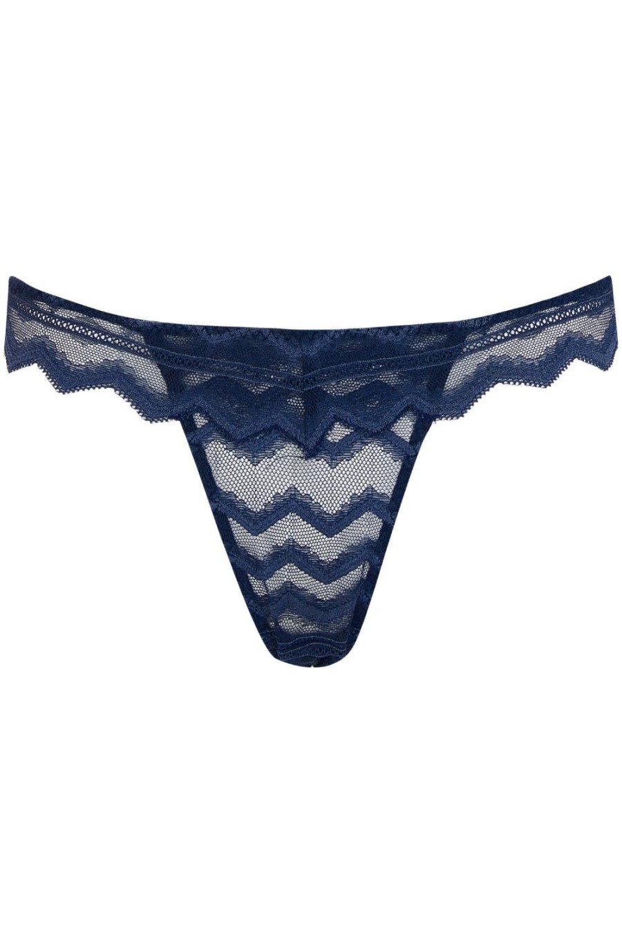 Lingerie Coco de Mer Briefs | Muse - Margot Brazilian Knicker Navy