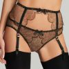 Lingerie Agent Provocateur Suspender Belts | Lorna Suspender Leopard