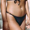 Swimwear Icone Swim | Limoncello Bikini Bottom, Size L (Uk 12) Black