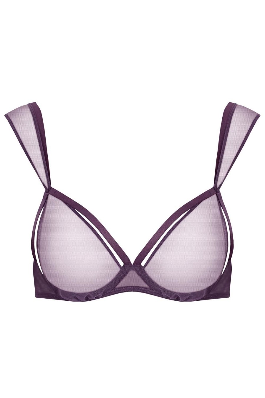 Bras Maison Close | L'Amoureuse Open Multi-Position Scarf Bra Purple