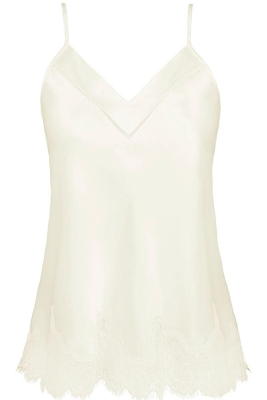 Nightwear Simone Pérèle | Nocturne Silk Camisole Natural