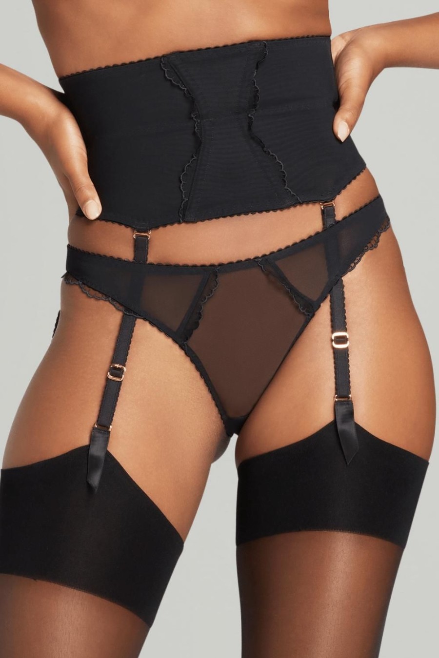 Lingerie Agent Provocateur Waist Cinchers | Sara Waspie Black