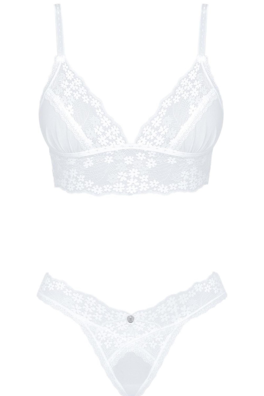 Lingerie Obsessive Lingerie Sets | Heavenlly Soft Bra & Thong White