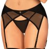 Lingerie Obsessive Suspender Belts | Nesari Suspender Belt Black