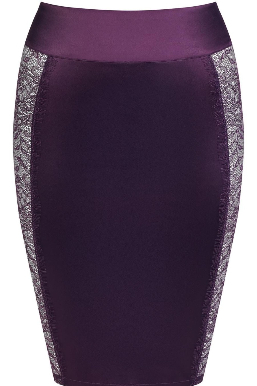 Lingerie Maison Close Sheer Lingerie | Villa Satine Skirt With 2-Way Zip Purple