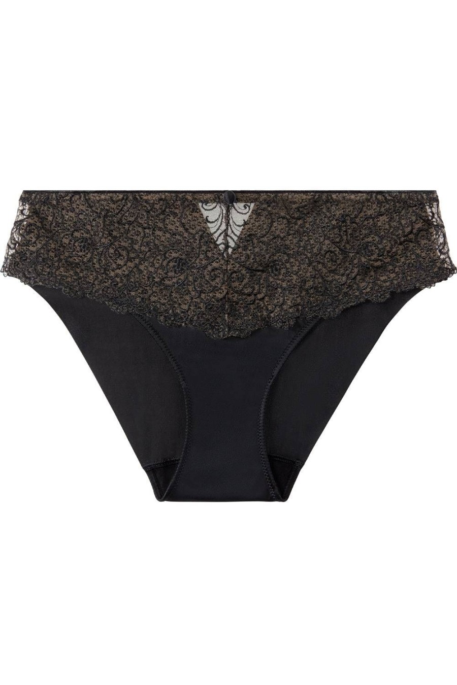 Lingerie Aubade Briefs | Karl Lagerfeld - Miss Karl Brazilian Brief Black Tuxedo