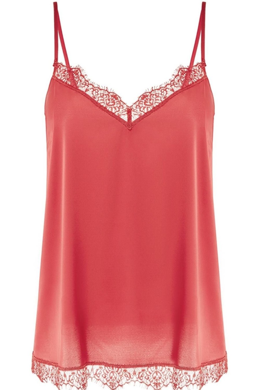 Nightwear Simone Pérèle | Satin Secrets Camisole Quartz Pink