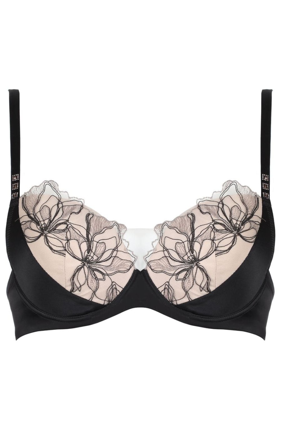 Bras Prelude | Greta Padded Bra Nude/Black