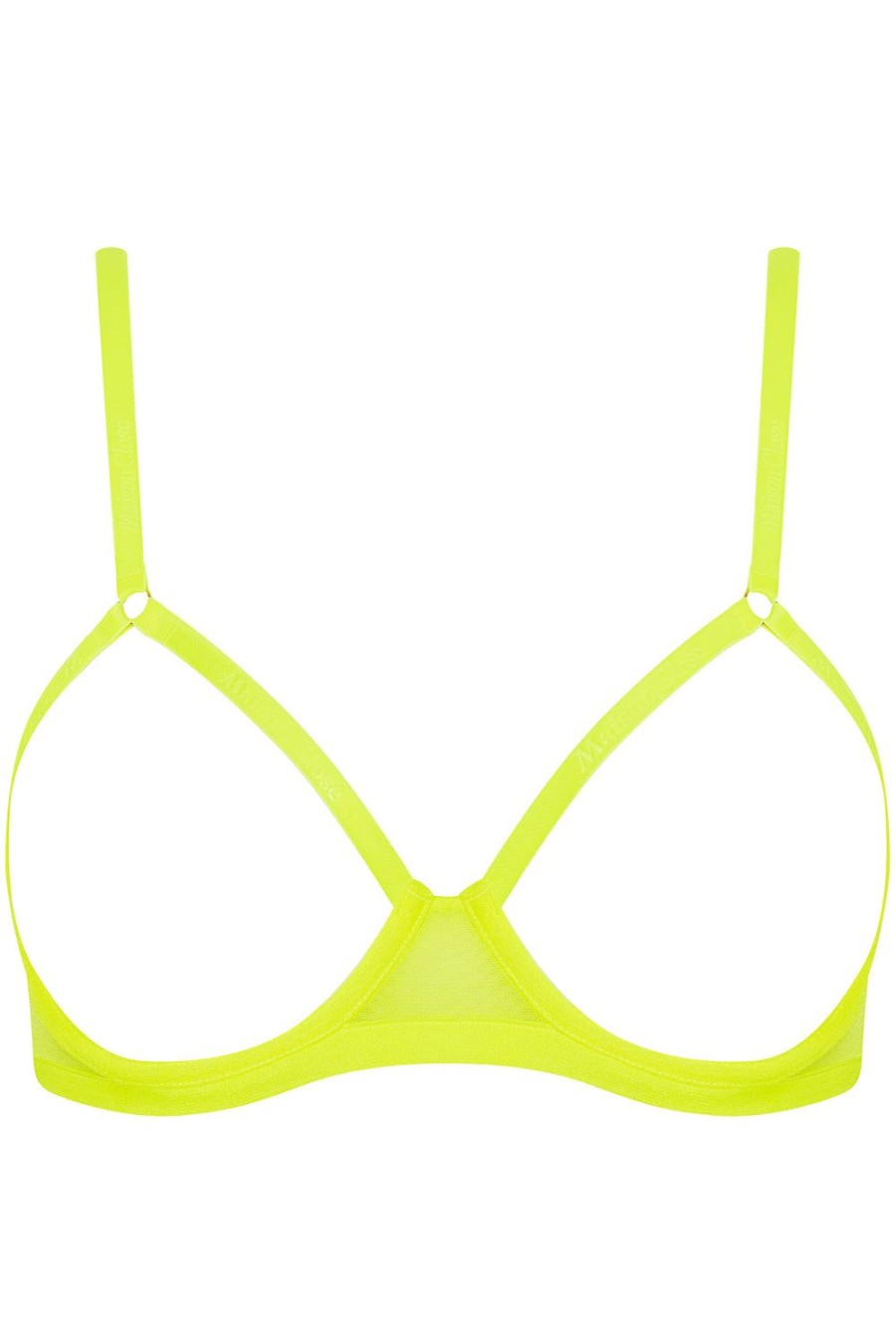 Bras Maison Close | Corps A Corps Open Underwired Bra Neon Yellow