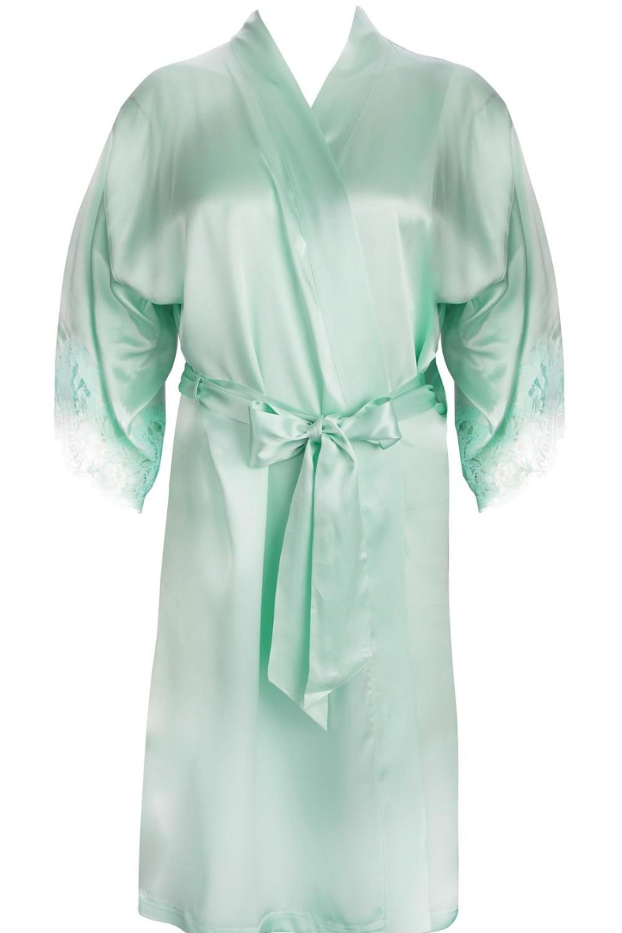 Nightwear Lise Charmel | Amour Nymphea Mid-Length Robe Jade Aqua