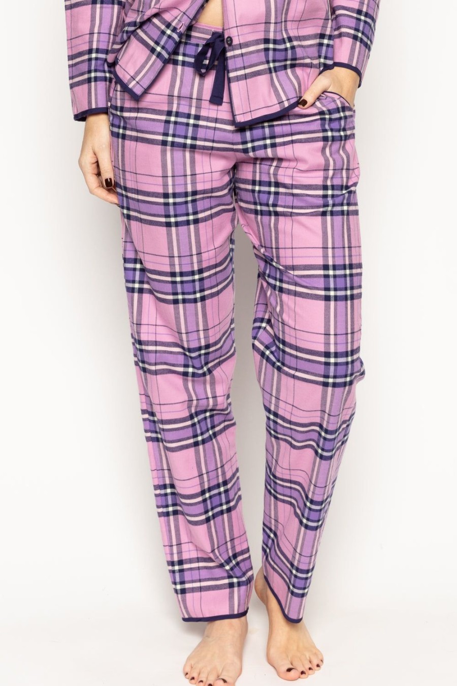 Nightwear Cyberjammies | Violet Check Pyjama Pants Multi