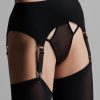 Lingerie Maison Close Suspender Belts | Pure Tentation Suspender Black