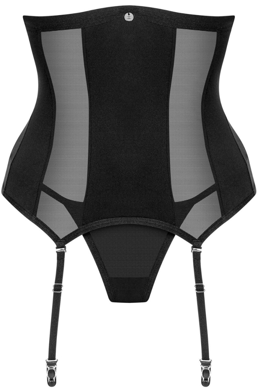 Lingerie Obsessive Lingerie Sets | Chic Amoria Cupless Corset & Thong Black