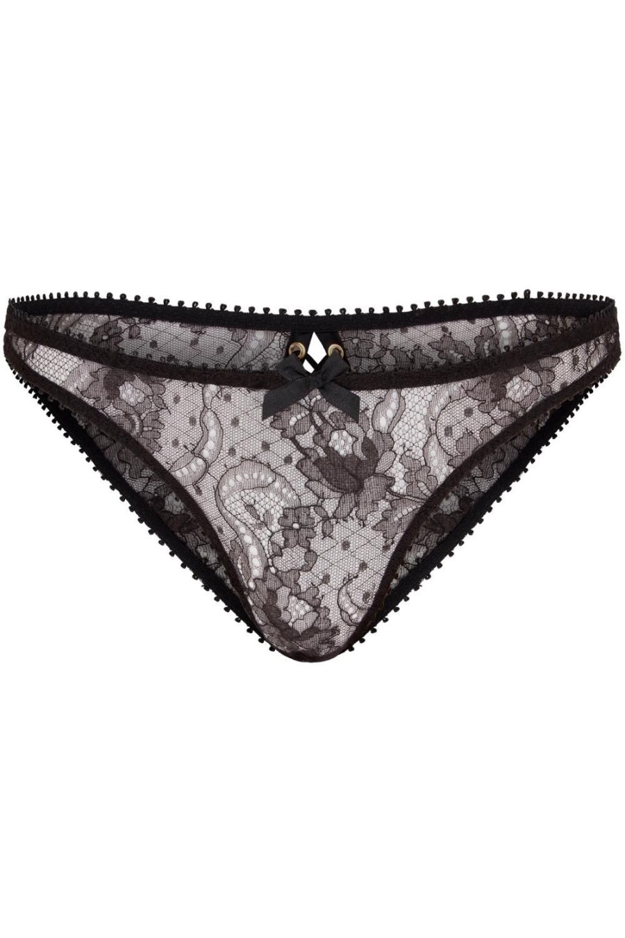 Lingerie Agent Provocateur Sheer Lingerie | Vallentina Brief Black