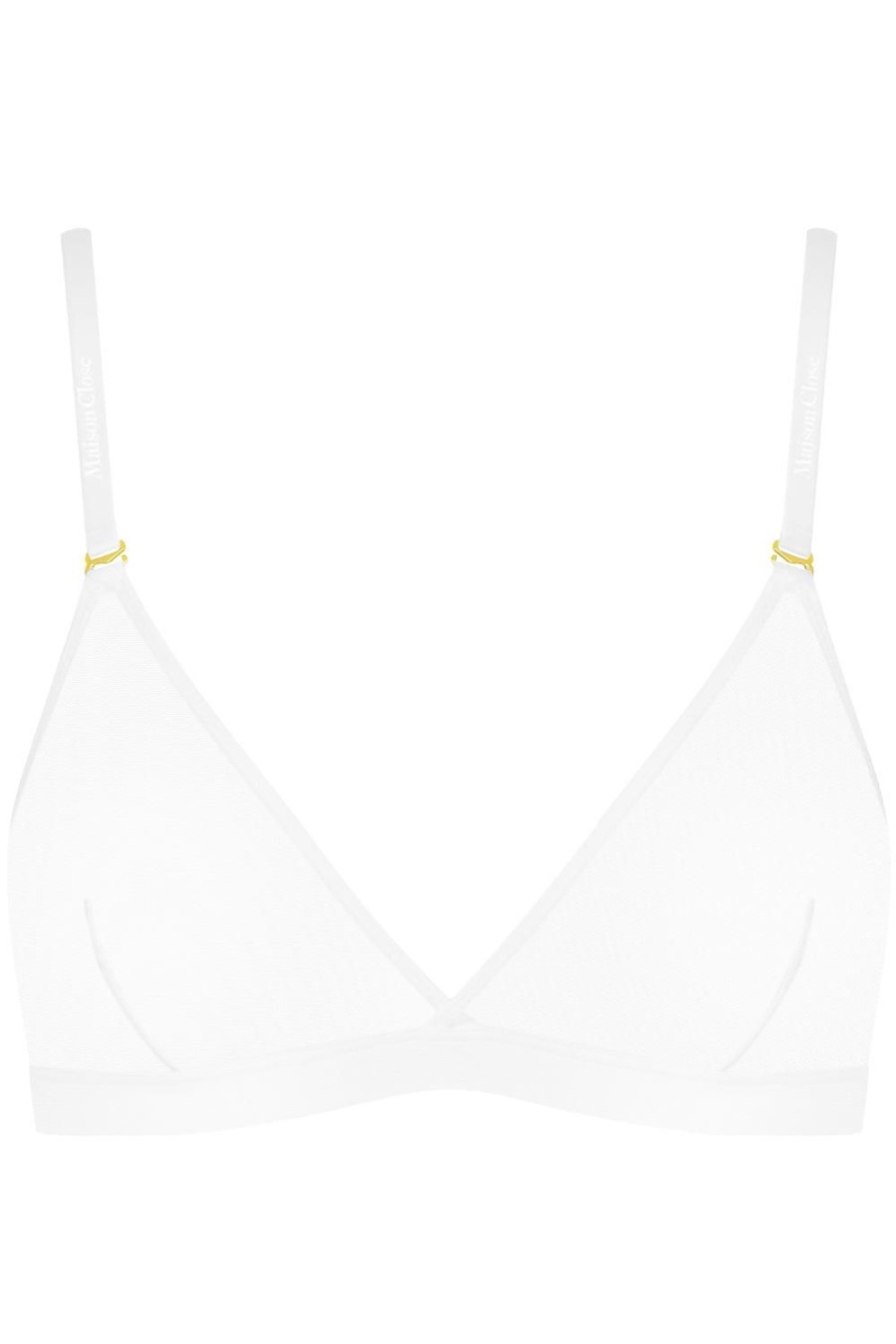 Bras Maison Close | Corps A Corps Triangle Bra White