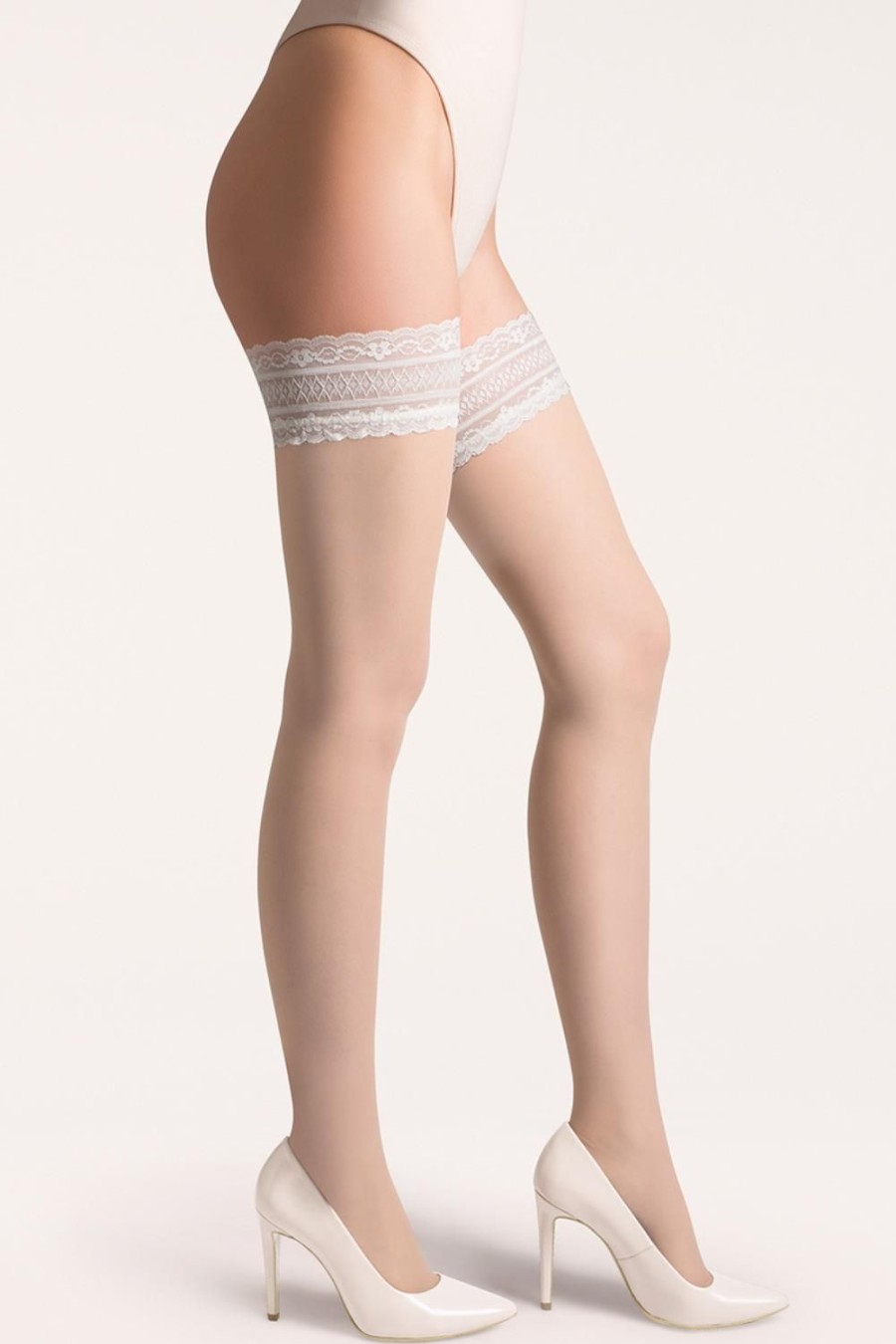 Hosiery Gabriella Sheer Hold Ups | Caroline Hold Ups 10 Denier