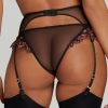 Lingerie Agent Provocateur Suspender Belts | Leisha Suspender Black/Multi