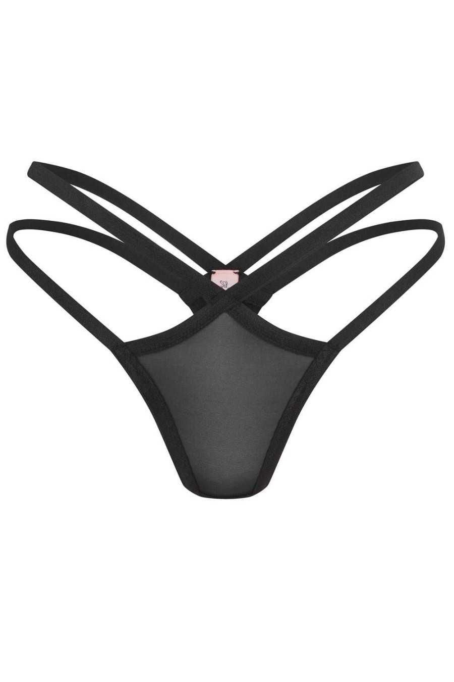 Lingerie Agent Provocateur Thongs | Joan Thong Black