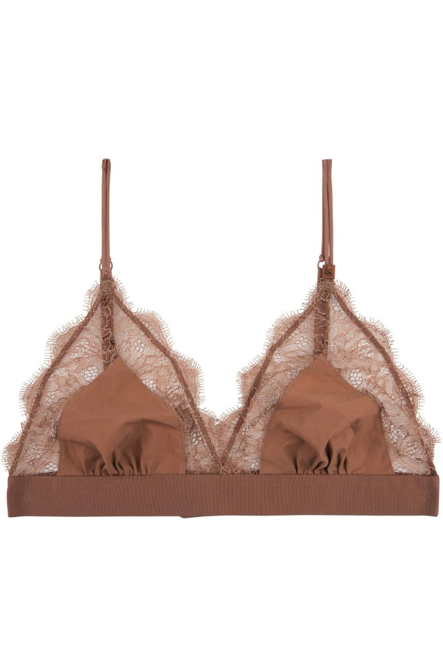 Bras Love Stories | Love Lace Unpadded Bralette Medium Brown