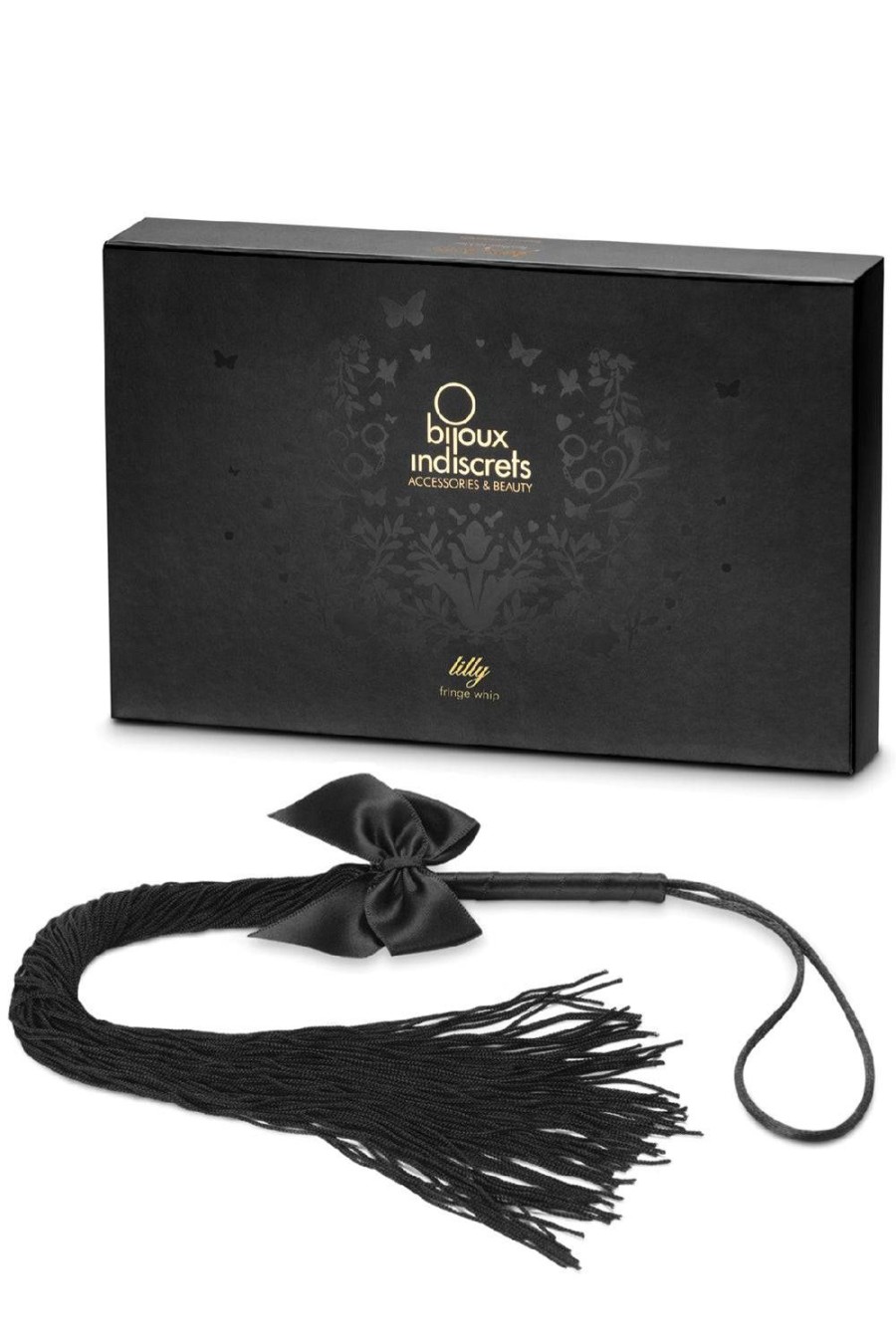 Accessories Bijoux Indiscrets Whips & Feather Ticklers | Lily Fringe Whip Black