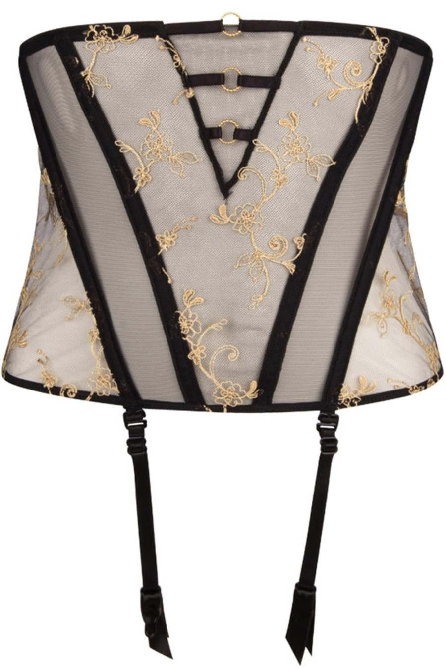 Lingerie Lise Charmel Waist Cinchers | Deesse En Glam Waspie Black/Gold