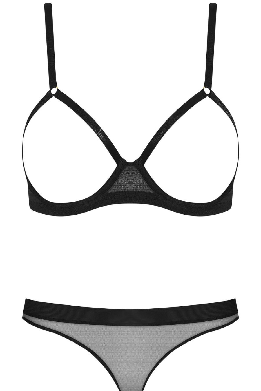 Lingerie Maison Close 2 Piece Sets | Corps A Corps Open Underwired Bra & Brief