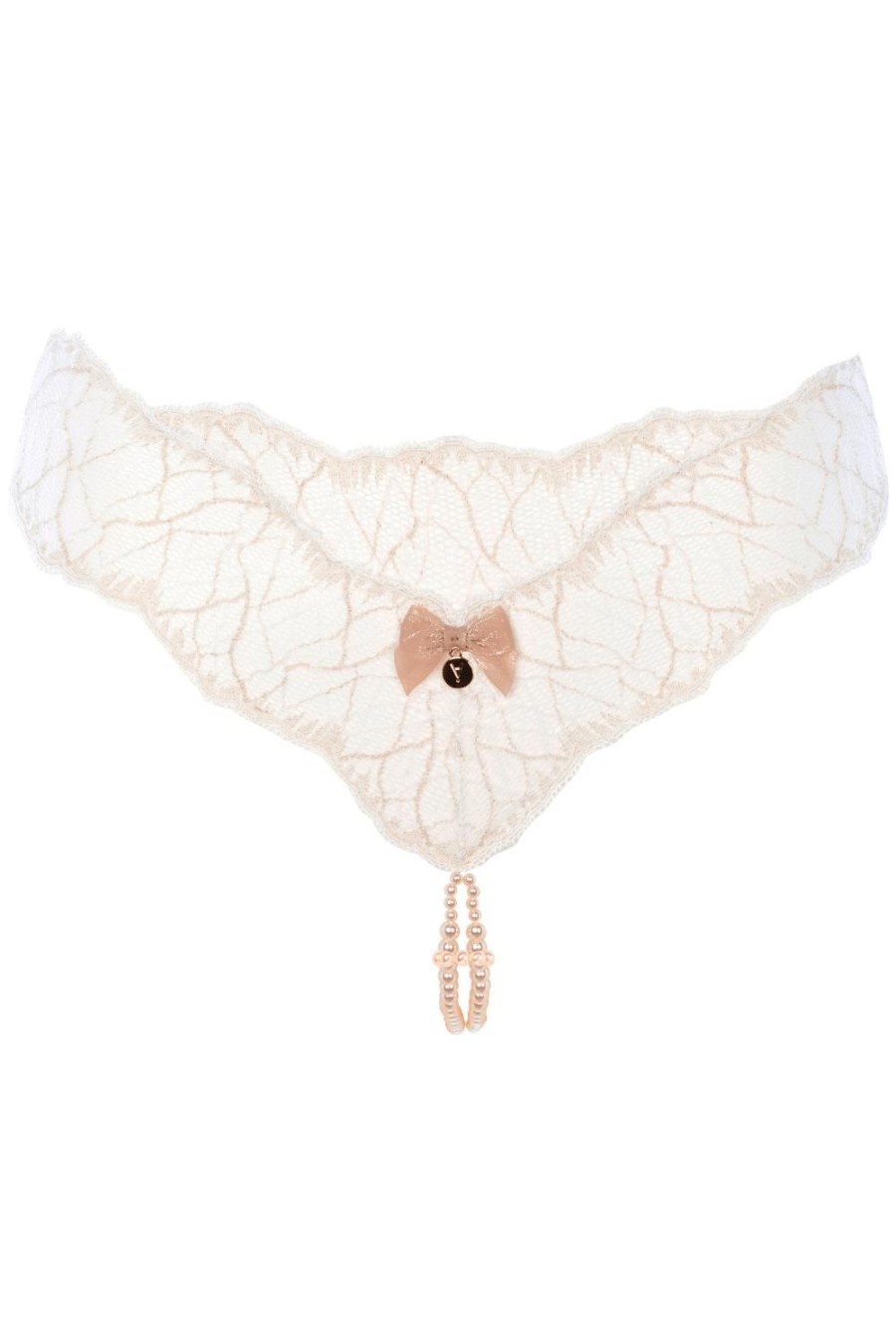 Knickers Bracli | Sydney Double Pearl Thong Ivory