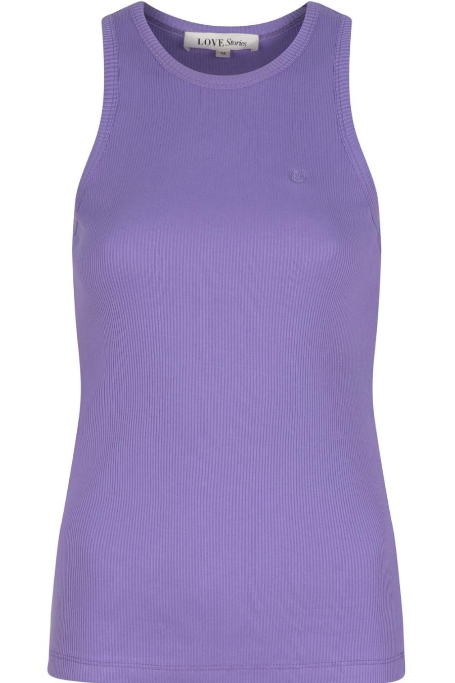 Nightwear Love Stories | Bella Ribbed Tank Top Purple