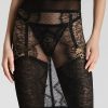 Lingerie Maison Close Sheer Lingerie | Inspiration Divine Suspender Skirt Black