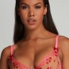 Lingerie Agent Provocateur Sheer Lingerie | Cupid Plunge Underwired Bra Pink