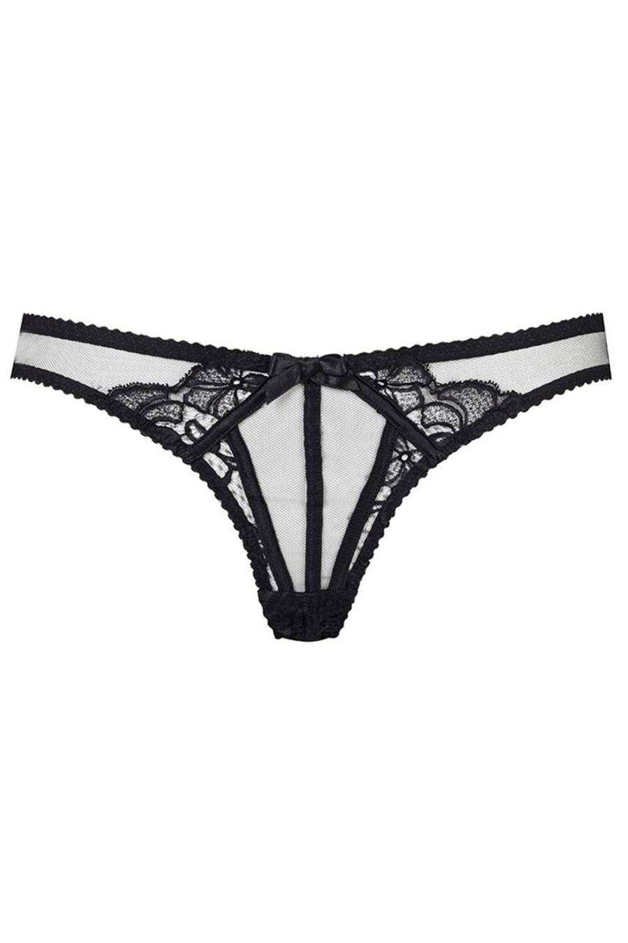 Lingerie Agent Provocateur Ouvert Knickers | Rozlyn Ouvert Black