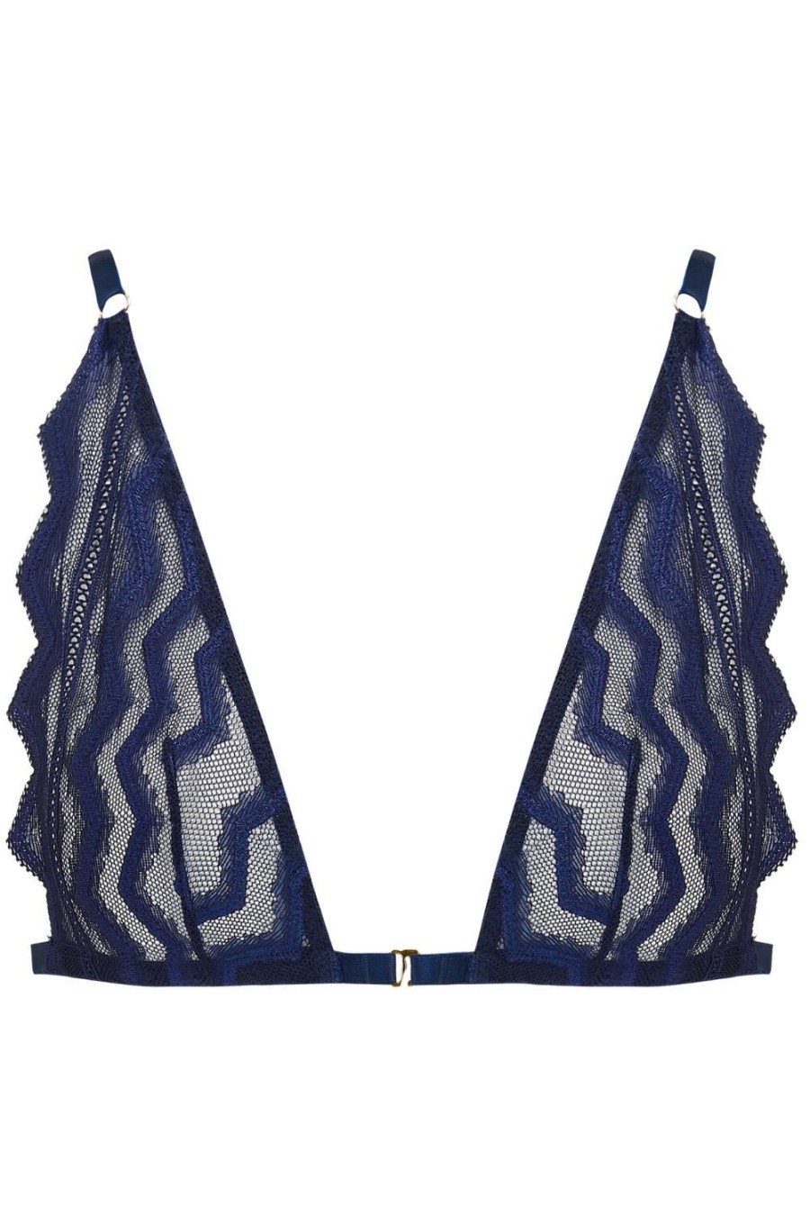 Bras Coco de Mer | Muse - Margot Triangle Bra Navy