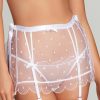 Lingerie Agent Provocateur Suspender Belts | Lorna Dotty Suspender White