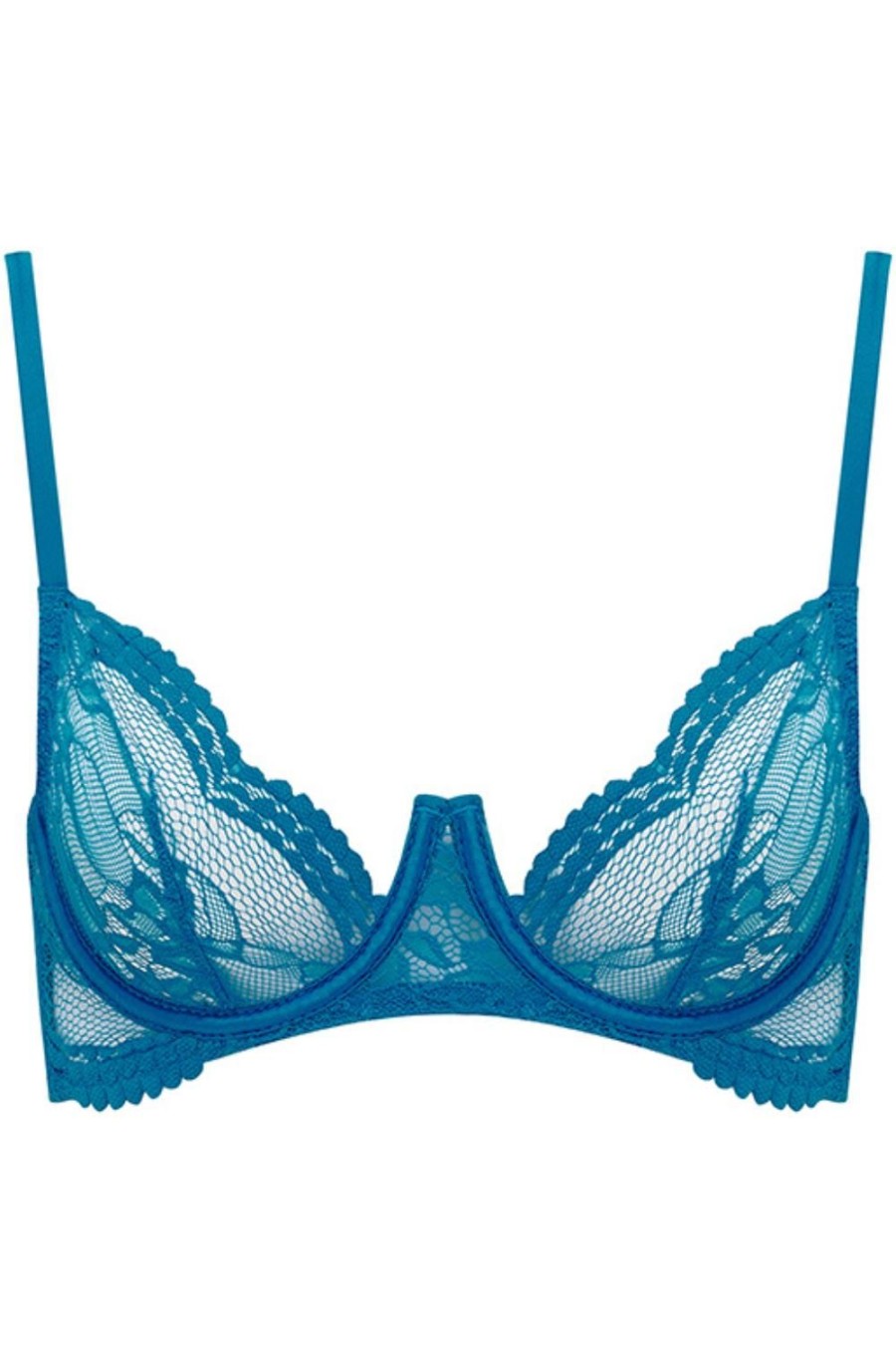 Bras Coco de Mer | Muse - Elise Plunge Bra Blue