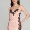 Nightwear Agent Provocateur | Amelea Short Slip Pink/Black