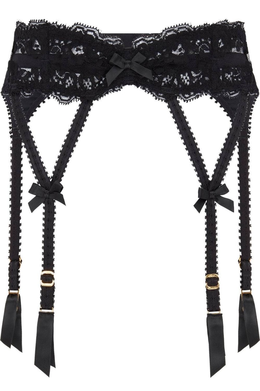 Lingerie Agent Provocateur Suspender Belts | Lacy Suspender Black