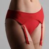 Lingerie Maison Close Suspender Belts | Le Petit Secret Suspender Belt Red