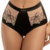 Lingerie Prelude Briefs | Greta High Waist Brazilian Nude/Black