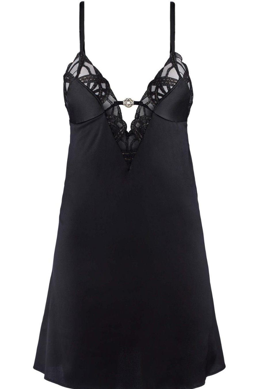 Nightwear Aubade | Elie Saab - Whimsical Affair Nightie Naughty Black