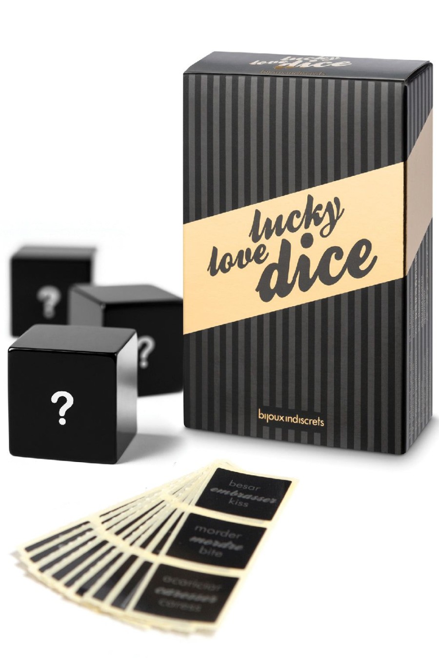 Pleasure Bijoux Indiscrets | Lucky Love Dice Black