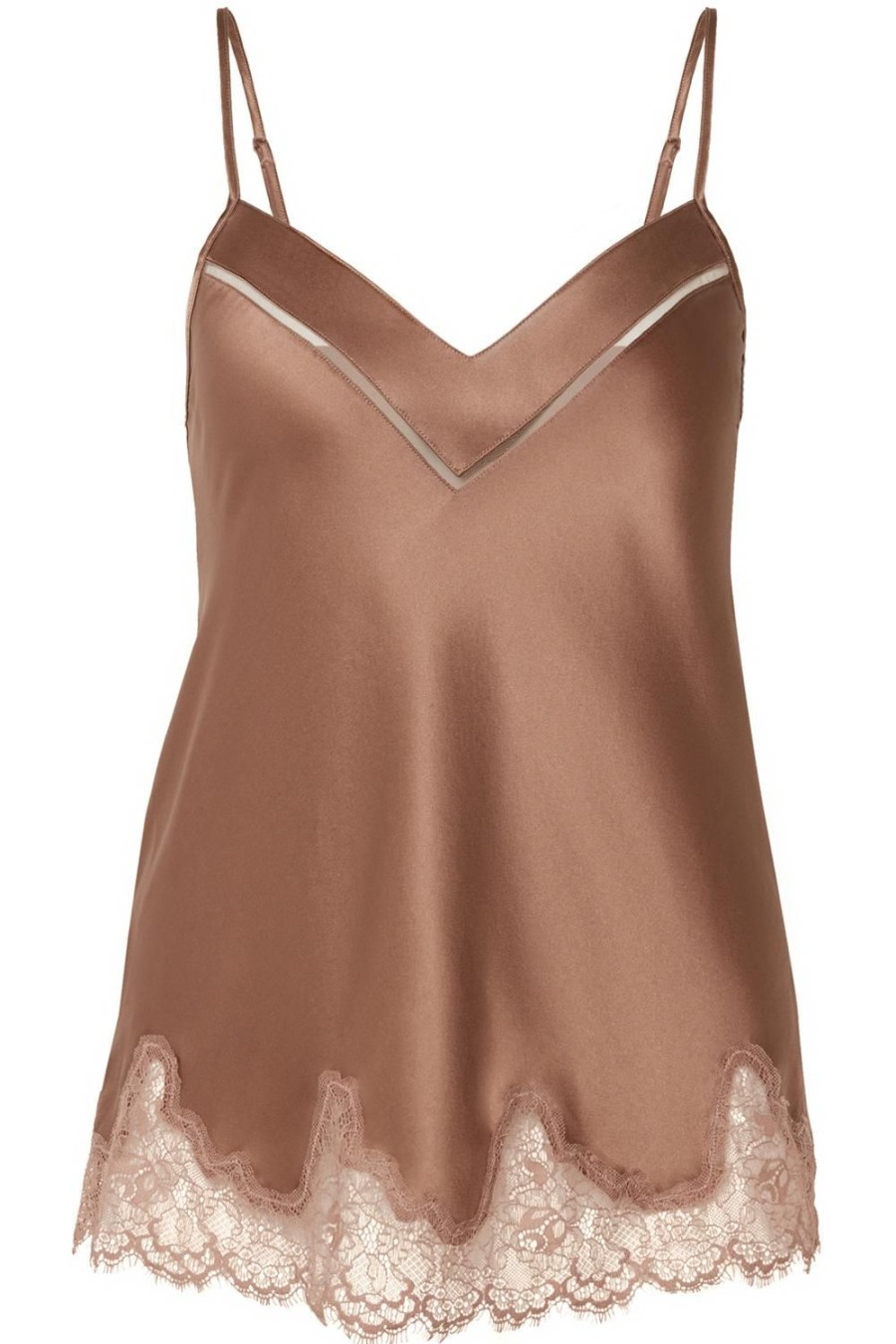 Nightwear Simone Pérèle | Nocturne Silk Camisole Macchiato