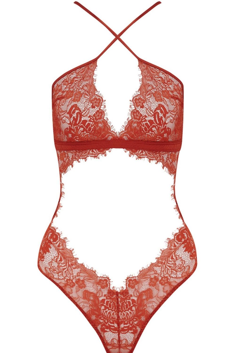 Lingerie Coco de Mer Bodysuits & Playsuits | Muse - Valerie Thong Bodysuit Amber