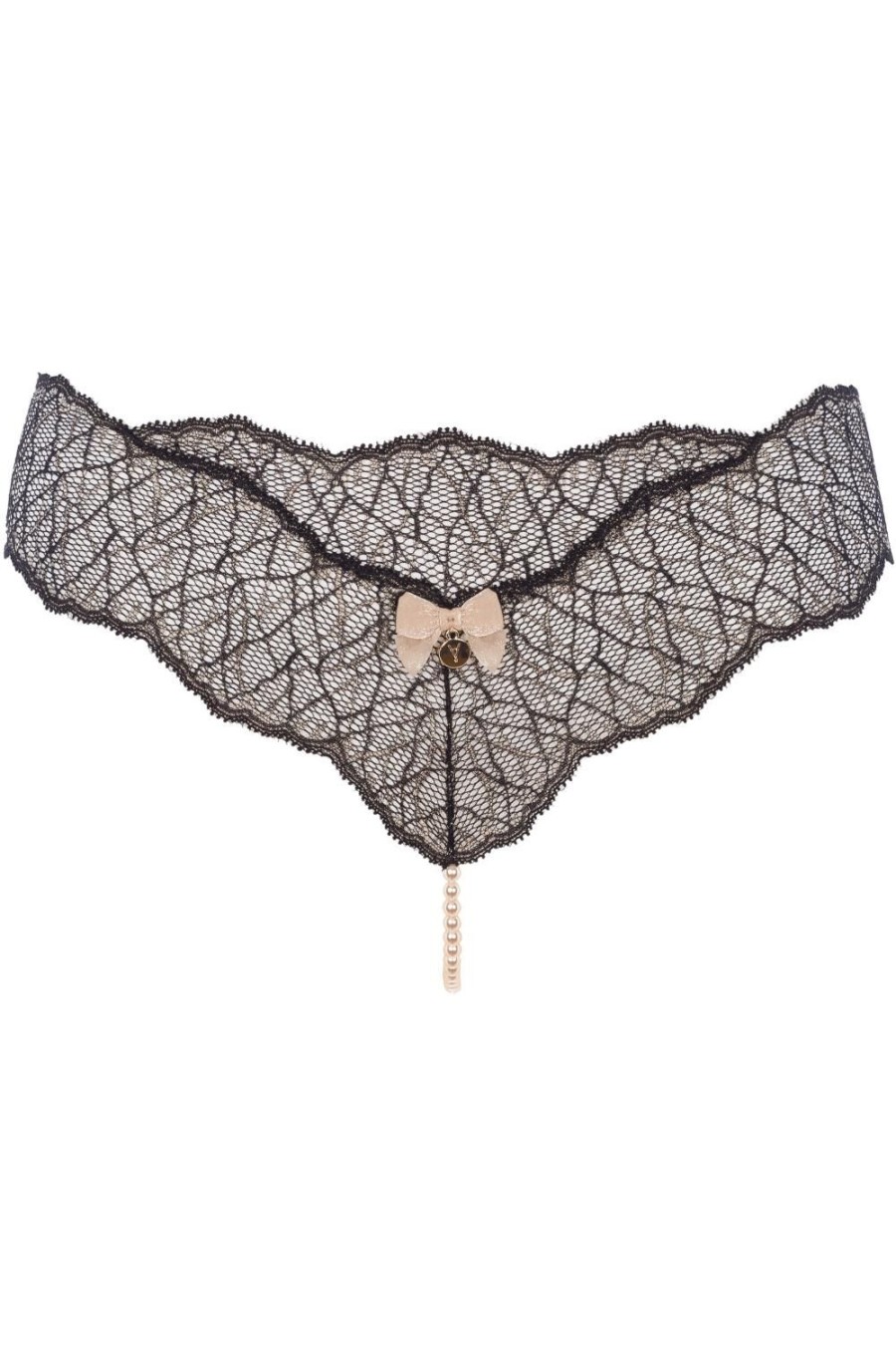 Knickers Bracli | Sydney Single Pearl Thong Black