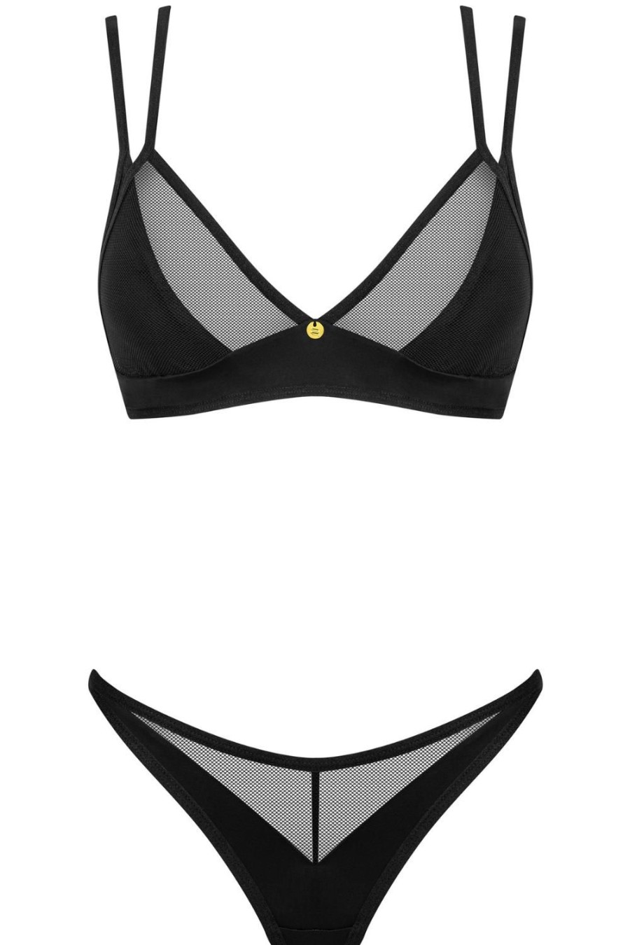 Lingerie Obsessive Lingerie Sets | Nesari Bra & Thong Black