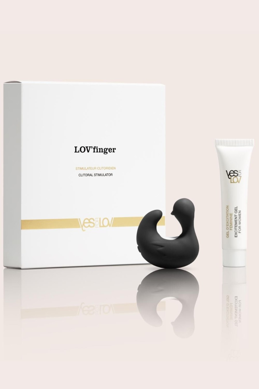 Pleasure YESforLOV | Lov'Finger Clitoral Stimulator Black