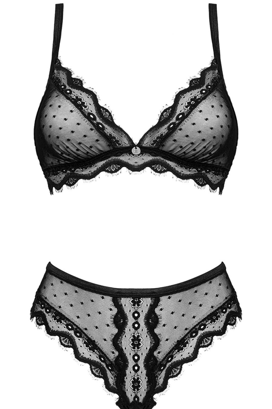 Lingerie Obsessive Lingerie Sets | Marrbel Bra & Brief Black