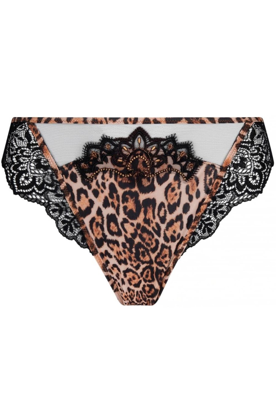 Lingerie Lise Charmel Briefs | Fauve Amour Italian Brief Amber Panther