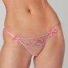 Lingerie Agent Provocateur Thongs | Lindie Thong Dusky Pink