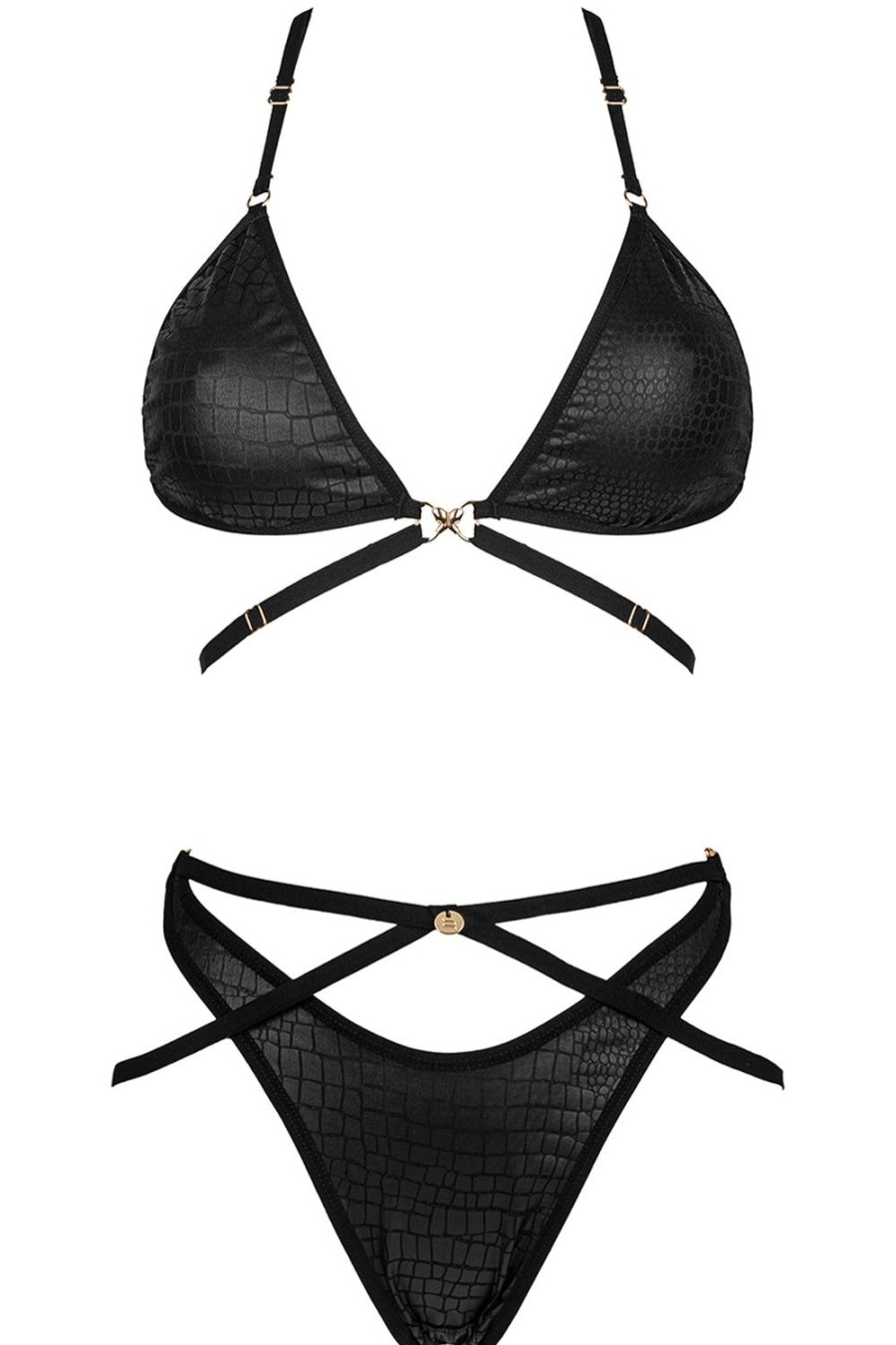 Lingerie Obsessive 2 Piece Sets | Cobra Nive Bra & Brief Black