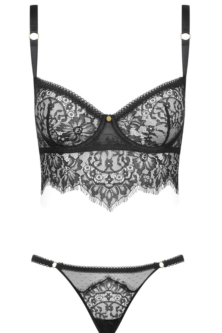 Lingerie Maison Close 2 Piece Sets | Inspiration Divine Balcony Bra & Mini Thong